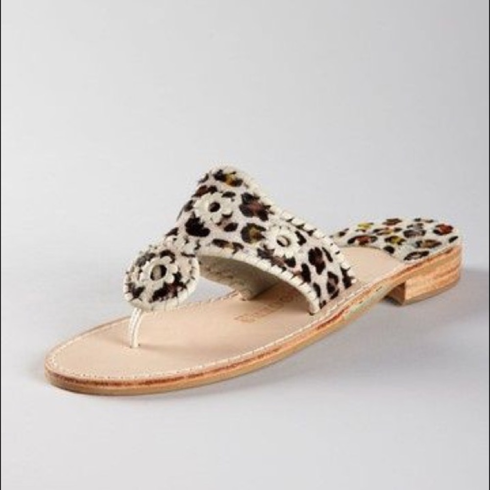 Jack Rogers Flat Sandal - Cheetah Print